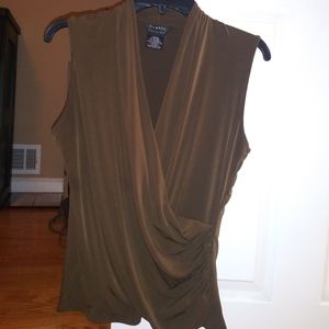 Sleeveless brown Top